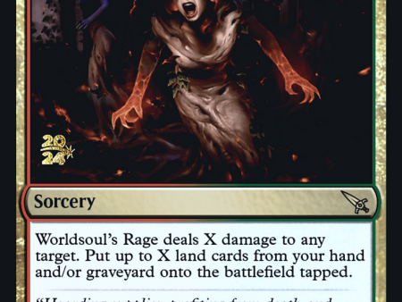 Worldsoul s Rage [Murders at Karlov Manor Prerelease Promos] Discount