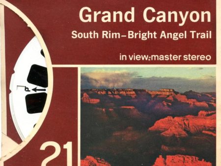 Grand Canyon - View-Master 3 Reel Packet - 1960s Views - Vintage - (ECO-A361-SX) For Discount