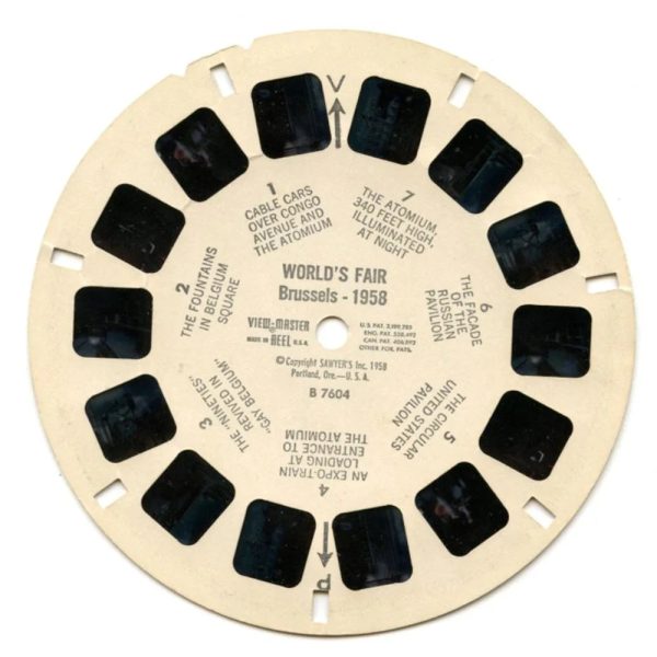 World s Fair - View-Master - Single Reel - 1950s Views - Vintage - (ECO-REL-B7604) on Sale