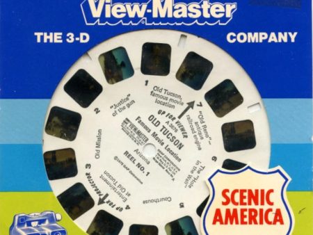 Old Tucson - View-Master Souvenir Single Reel - Vintage - (REL-OL-A3676) For Sale