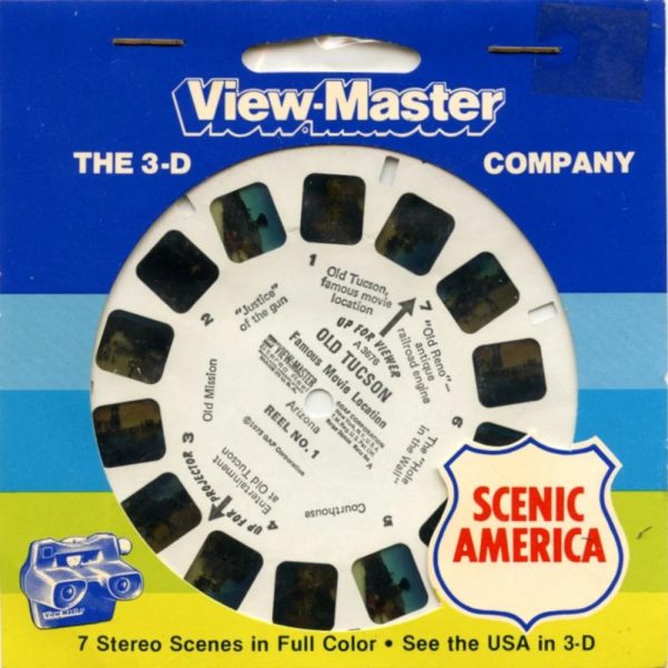 Old Tucson - View-Master Souvenir Single Reel - Vintage - (REL-OL-A3676) For Sale