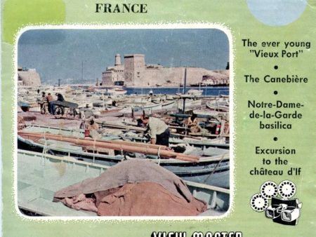 Marseille France - View-Master 3 Reel Packet - 1960s Views - Vintage - (zur Kleinsmiede) - (C175-BS3) For Sale