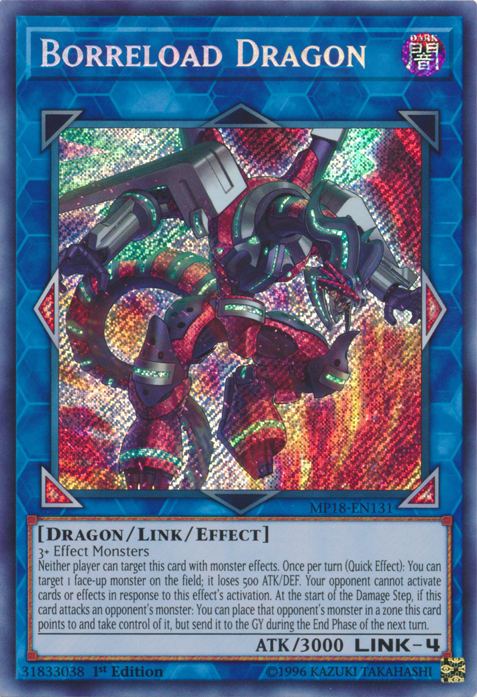 Borreload Dragon [MP18-EN131] Secret Rare Online