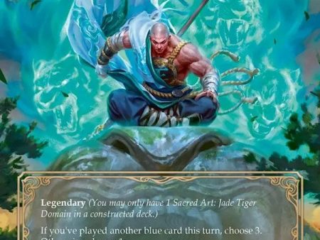 Sacred Art: Jade Tiger Domain (Marvel) [MST053] (Part the Mistveil)  Cold Foil For Sale