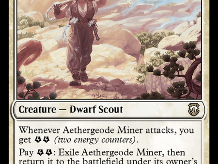 Aethergeode Miner [Modern Horizons 3 Commander] Online Hot Sale