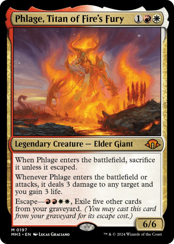 Phlage, Titan of Fire s Fury [Modern Horizons 3] For Discount