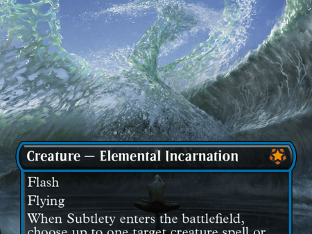 Subtlety (Borderless) (Textured Foil) [Modern Horizons 3 Special Guests] Discount