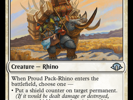 Proud Pack-Rhino [Modern Horizons 3] For Sale