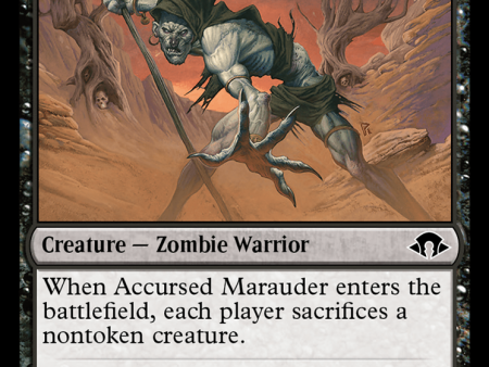 Accursed Marauder (Ripple Foil) [Modern Horizons 3] Supply