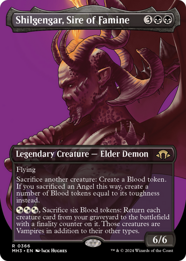 Shilgengar, Sire of Famine (Borderless) [Modern Horizons 3] Supply