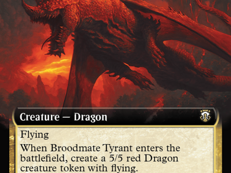 Broodmate Tyrant (Extended Art) [Modern Horizons 3 Commander] Hot on Sale