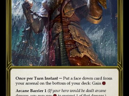 Trench of Sunken Treasure (Golden) [FAB125] (Promo)  Cold Foil For Discount