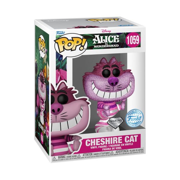 Alice in Wonderland - Cheshire Cat US Exclusive Diamond Glitter Pop! Vinyl 1059 Cheap