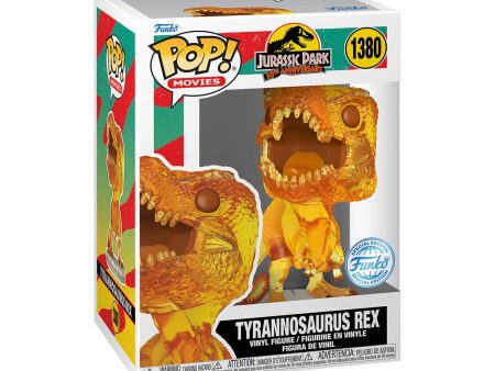 Jurassic Park - Tyrannosaurus Rex (Amber) US Exclusive Translucent Pop! Vinyl 1380 For Discount