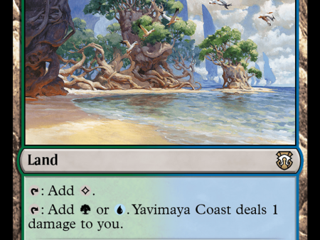 Yavimaya Coast (Ripple Foil) [Modern Horizons 3 Commander] For Cheap