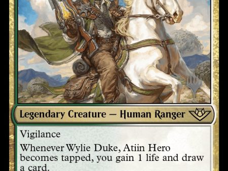 Wylie Duke, Atiin Hero (Promo Pack) [Outlaws of Thunder Junction Promos] For Discount