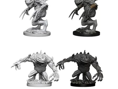 D&D Nolzurs Marvelous Unpainted Miniatures - Grey Slaad & Death Slaad Supply