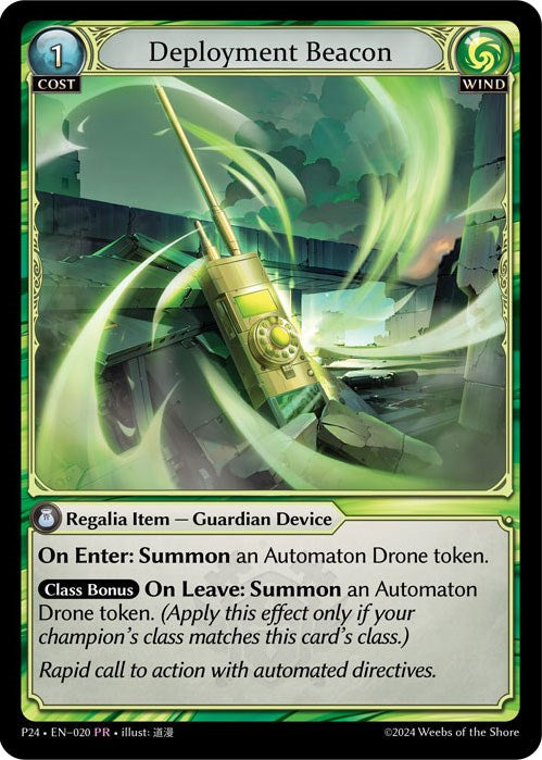 Deployment Beacon (020) [Promotional Cards] For Cheap