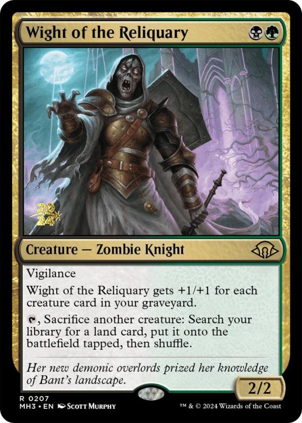 Wight of the Reliquary [Modern Horizons 3 Prerelease Promos] Sale